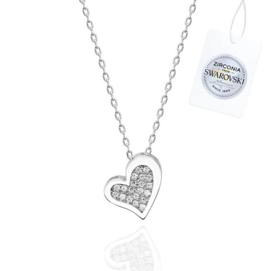 Wholesale Swarovski Zirconia Heart Necklace