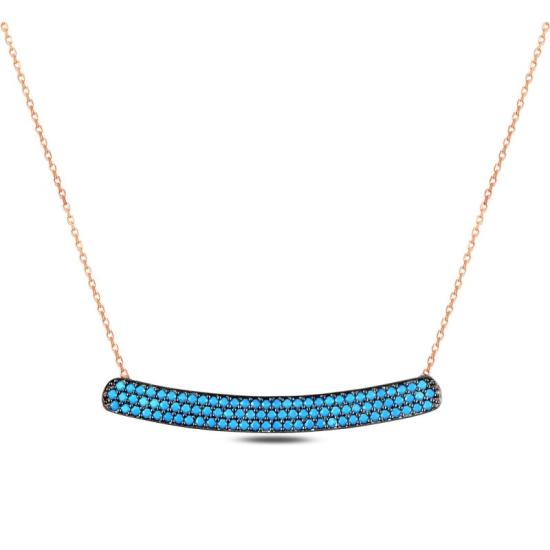 Wholesale CZ Nano Turquoise Necklace