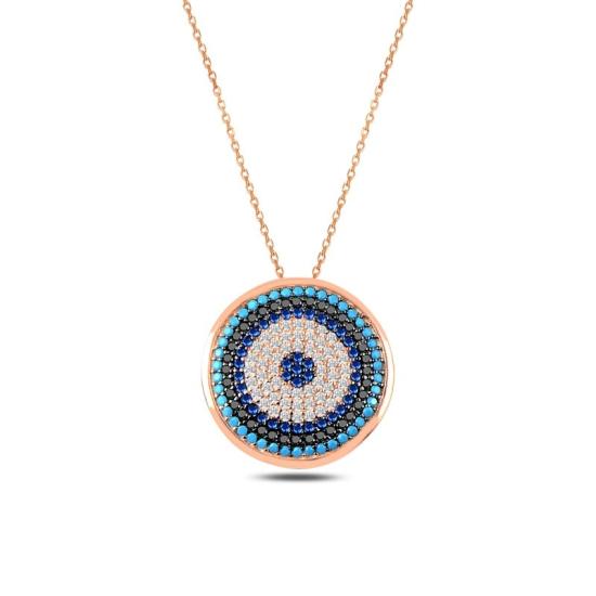 Wholesale CZ Evil Eye Necklace