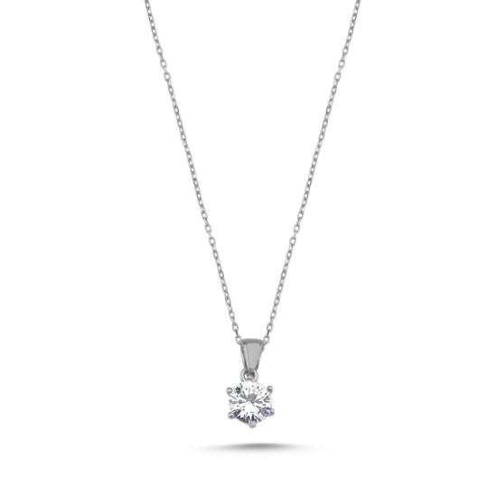 Wholesale CZ Solitaire Necklace