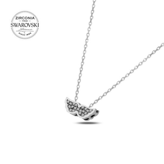 Wholesale Swarovski Zirconia Wings Necklace