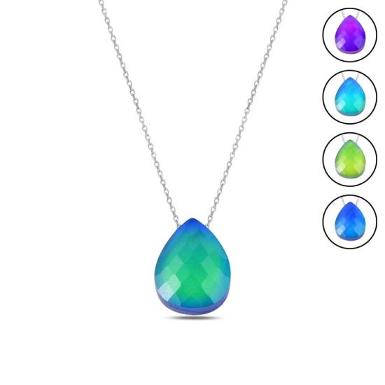 Wholesale Mood Stone Drop Necklace