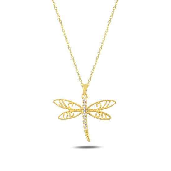 Wholesale CZ Dragonfly Necklace