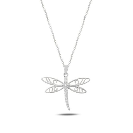 Wholesale CZ Dragonfly Necklace