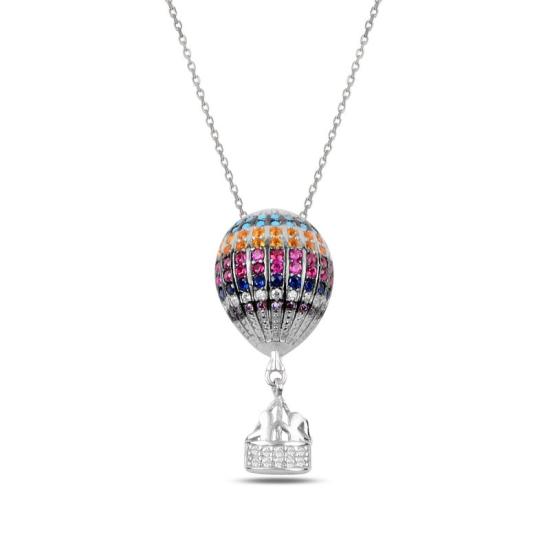 Wholesale Hot Air Balloon CZ Necklace