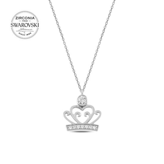 Wholesale Swarovski Zirconia Crown Necklace