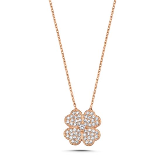 Wholesale CZ Clover Necklace