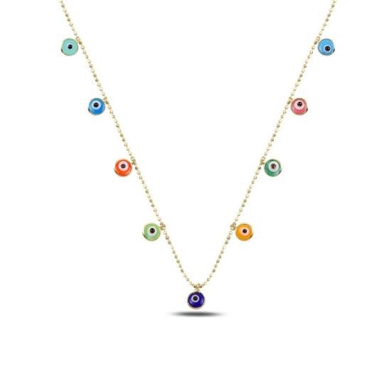 Wholesale Evil Eye Dangle Charm Necklace