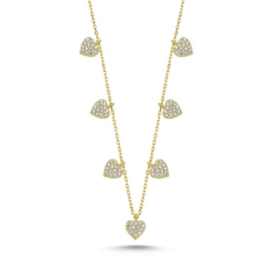 Wholesale Heart CZ Charm Necklace