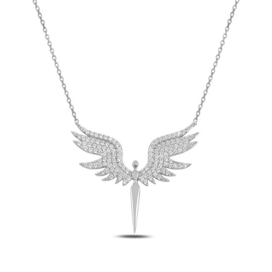 Wholesale CZ Angel Necklace