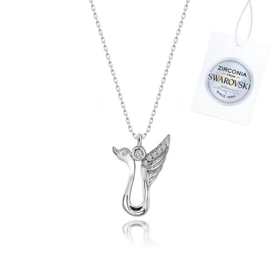 Wholesale Swarovski Zirconia Swan Necklace