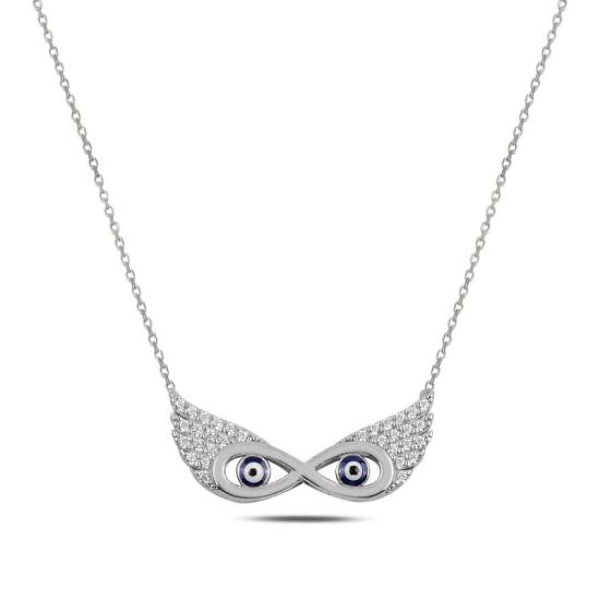 Wholesale CZ Wings, Infinity & Evil Eye Necklace