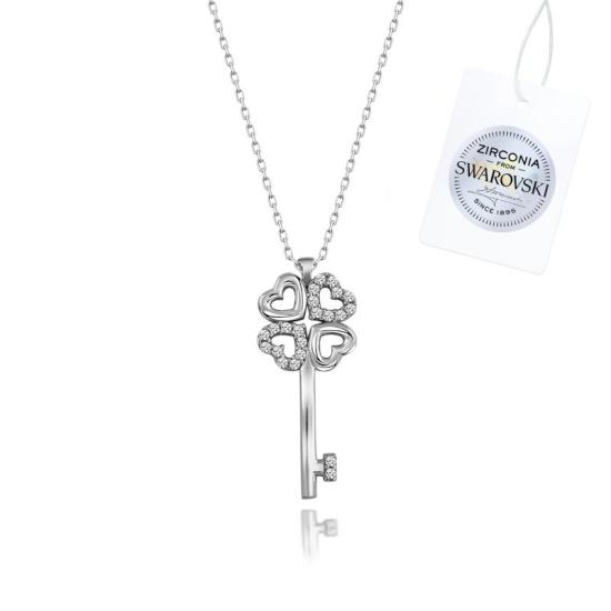 Wholesale Swarovski Zirconia Key Necklace