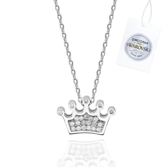 Wholesale Swarovski Zirconia Crown Necklace