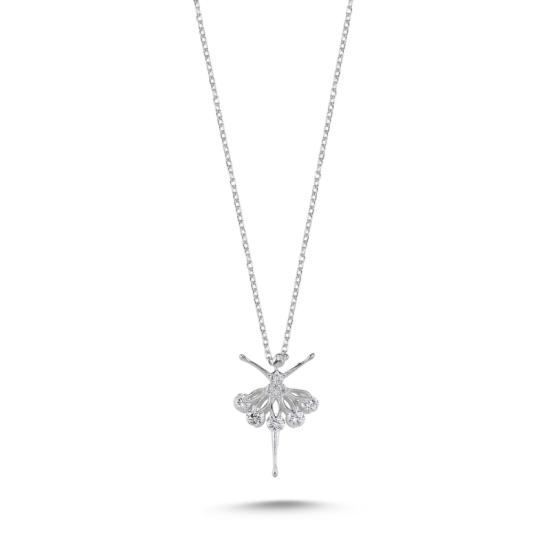 Wholesale Ballerina CZ Necklace