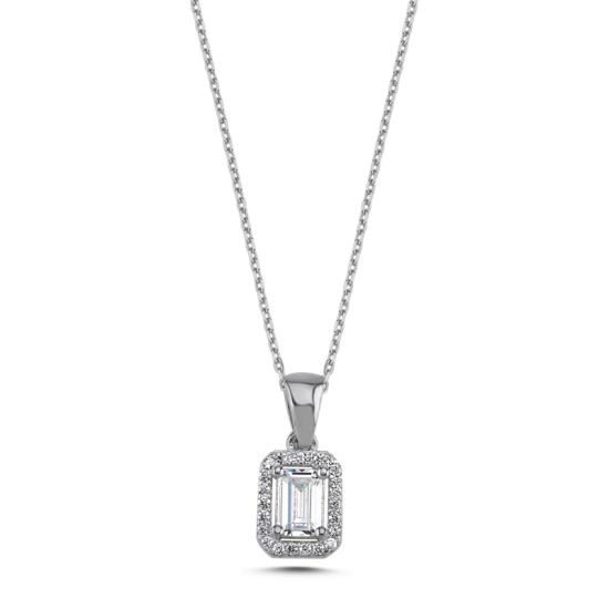 Wholesale Baguette CZ Necklace