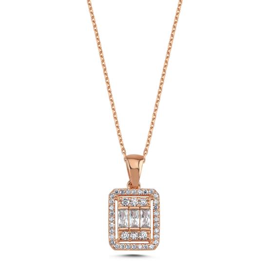 Wholesale Baguette CZ Necklace