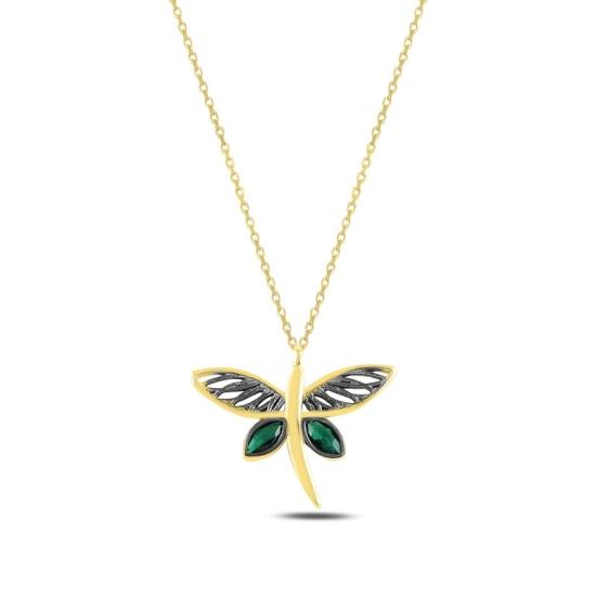 Wholesale Dragonfly CZ Necklace