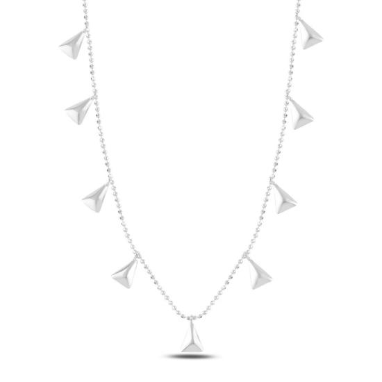 Wholesale Triangle Dangle Charm Necklace