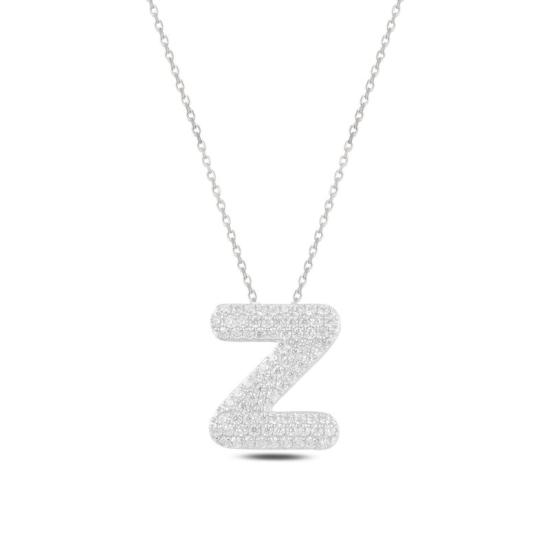 Wholesale -Z- Initial CZ Necklace