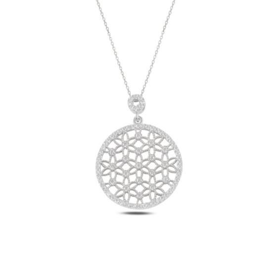 Wholesale Round Flower of Life Necklace