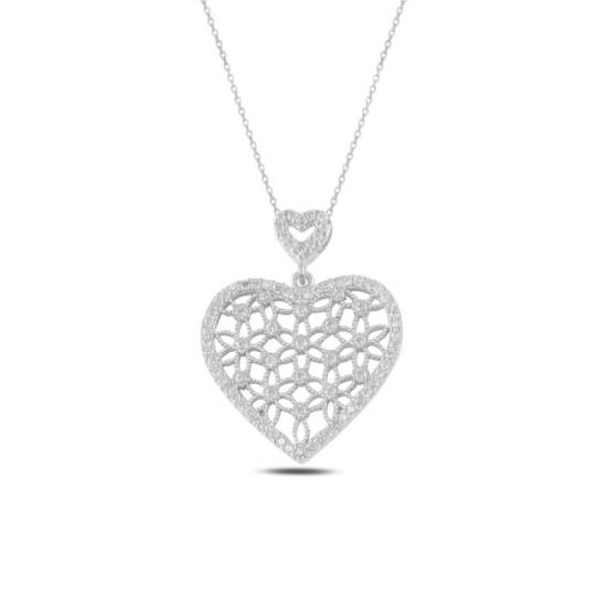 Wholesale Heart Flower of Life Necklace