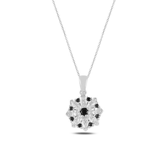 Wholesale Flower CZ Necklace