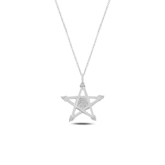 Wholesale Star CZ Necklace