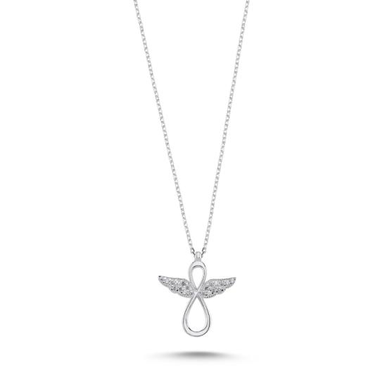 Wholesale Angel & Infinity CZ Necklace