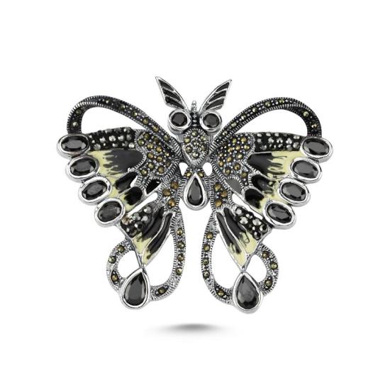 Wholesale Butterfly Enamel, CZ, Marcasite Brooch & Pendant