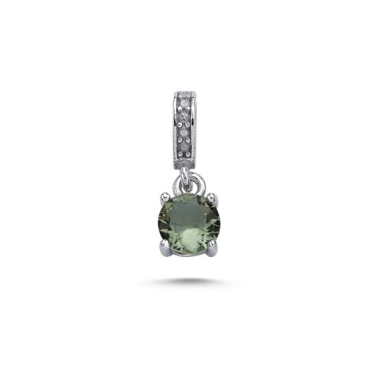 Wholesale 6mm Round Zultanite CZ Solitaire Pendant