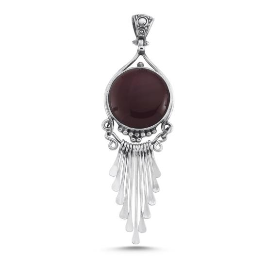 Wholesale Red Agate Handmade Pendant