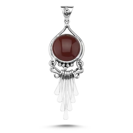 Wholesale Red Agate Handmade Pendant