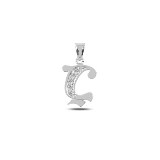 Wholesale -Ç- Initial CZ Pendant