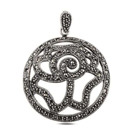 Wholesale Owl Marcasite Pendant