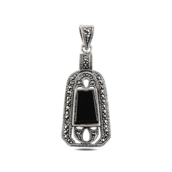 Wholesale Onyx & Marcasite Pendant