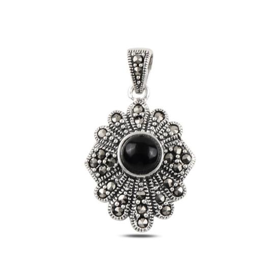 Wholesale Onyx & Marcasite Pendant