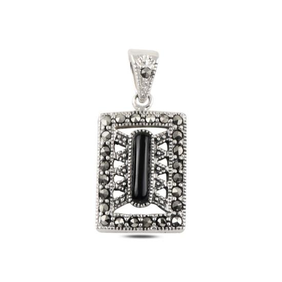 Wholesale Onyx & Marcasite Pendant