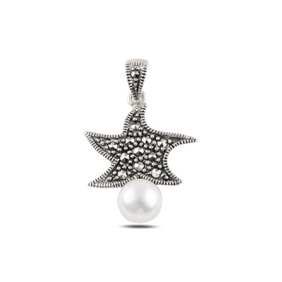 Wholesale Star Pearl & Marcasite Pendant