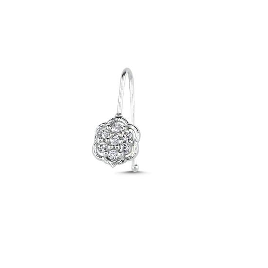 Wholesale Flower CZ Non Piercing Nose Ring