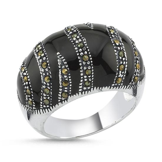 Wholesale Enamel Marcasite Ring