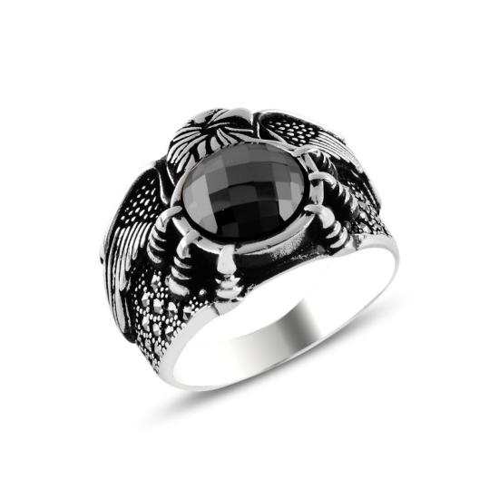 Wholesale Eagle Claw Marcasite & CZ Men’s Ring