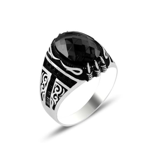 Wholesale Eagle Claw Marcasite & CZ Men’s Ring