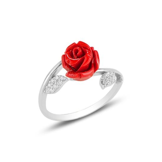 Wholesale Rose & CZ Adjustable Size Ring