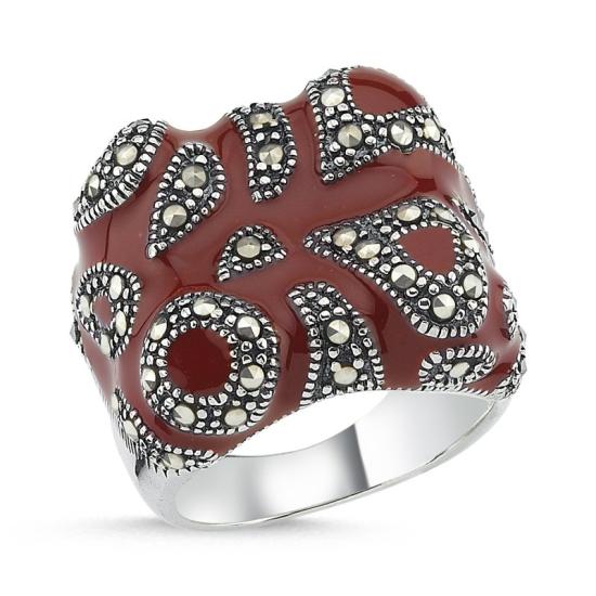 Wholesale Marcasite & Enamel Ring