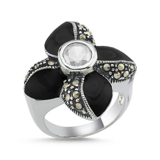 Wholesale Marcasite & Enamel Ring