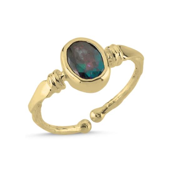 Wholesale Mystic Topaz Adjustable Size Ring