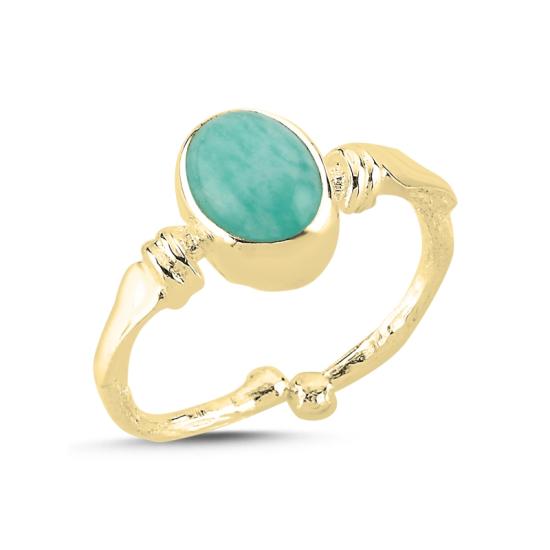 Wholesale Amazonite Adjustable Size Ring