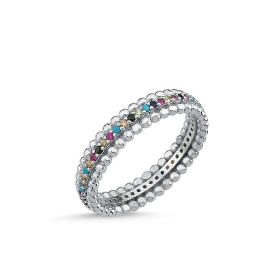 Wholesale Eternity Colored CZ Ring