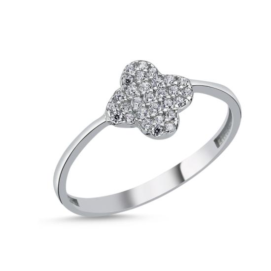 Wholesale Quatrefoil CZ Ring